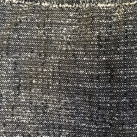 Ann Taylor Tweed Italian Black Career Skirt 8P - Picture 2 of 6